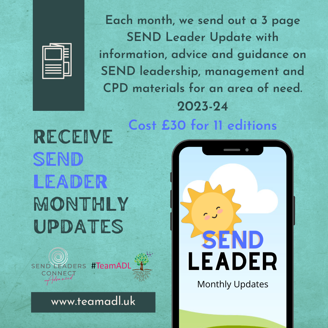SEND Leader Monthly Updates